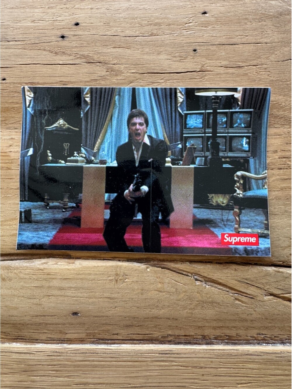 Supreme NYC Sticker Scarface (100% Authentic) Box Logo
